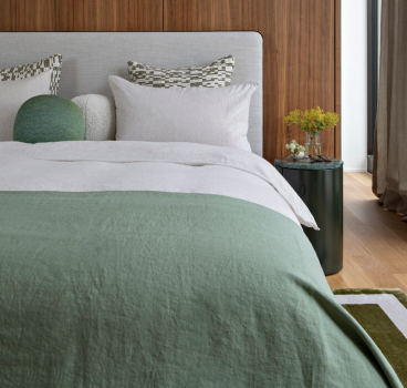 The Linen Company Plaid Classic mit 6cm Saum